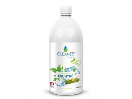 CLEANEE EKO hygienický čistič na KUCHYNĚ CITRONOVÁ TRÁVA 1L