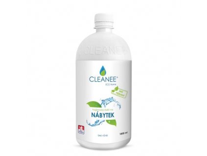 CLEANEE EKO hygienický čistič na NÁBYTEK bez vůně 1L - náhradní náplň