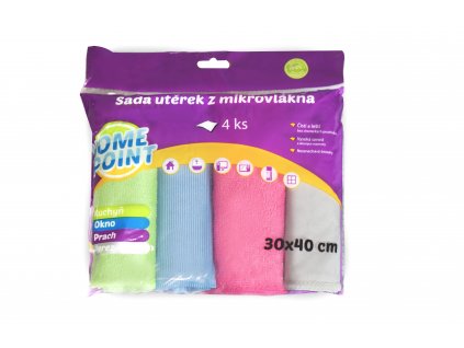 HP Mikrovlákno, sada čistících utěrek 4ks; 30x40 cm; 260 g + šedá 220 g
