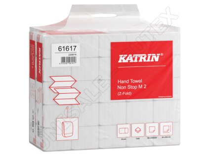 Papírové ručníky Katrin Classic ZZ control 4000ks