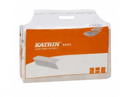 Papírové ručníky skládané KATRIN BASIC šedé - 76957 - Handy Pack