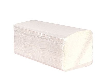 Papírové ručníky bílé skládané ZZ 2-vrstvé 4000 ks