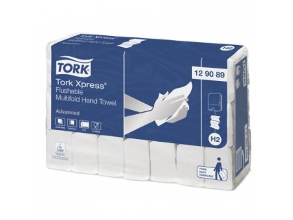 TORK Xpress® Flushable papírové ručníky Multifold, 2vr., 21x200ks