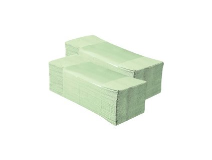 MERIDA jednotlivé papírové ručníky zelenkavé 5000ks skládané