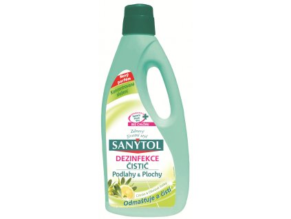 Sanytol dezinfekce citrón a olivové lístky čistič na podlahy a plochy 1 l