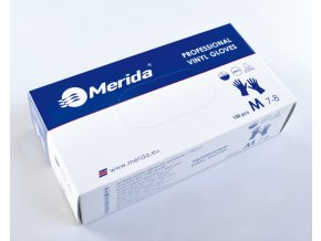 Merida Rukavice vinylové M, 100 ks/balení