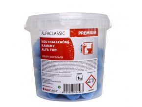 Neutralizační kameny do mušlí ALFA TOP 1 kg, modré