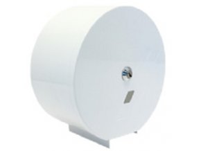 Zásobník toaletního papíru JUMBO 280 mm bílý kovový