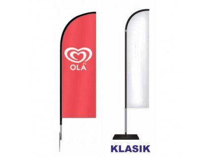vlajka beachflag tvar klasik 500x500