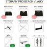 stojany pro beach vlajky 2025