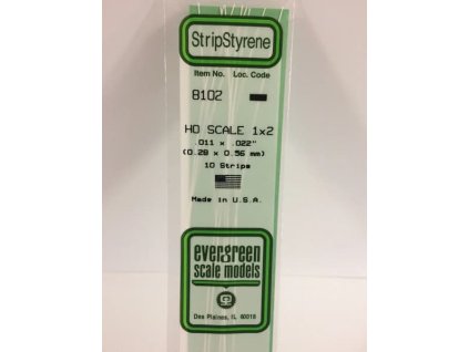EVERGREEN 8102 - 8112 | Hranol 0,28 mm