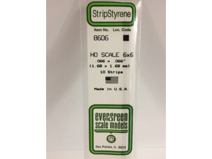 EVERGREEN 8606 - 8612 | Hranol 1,7 mm