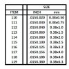 EVERGREEN 110 - 119 | Hranol 0,38 mm