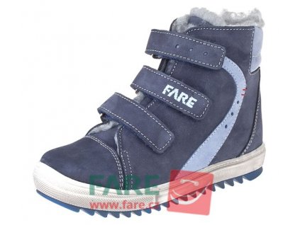 Dětské zimní kotníkové boty Fare 841201 modré