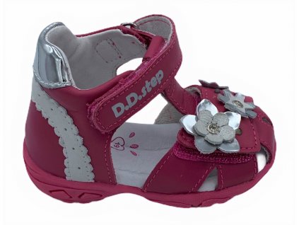 Dětské letní sandálky D.D.step AC290-384 růžové blikající