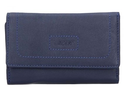 Dámská kožená peněženka Lagen BLC 4386/ 419 modrá