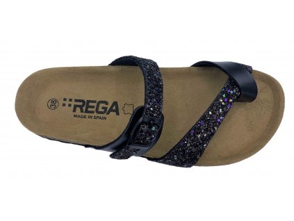 Dámské žabky REGA shoes 03572 černé