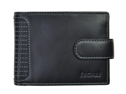 Pánská kožená peněženka Segali 572.665.005. černá