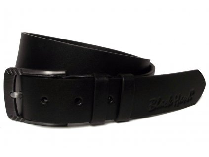 Dámský černý kožený pásek Black Hand 119-98
