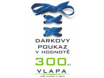 VLAPA Dárkový poukaz 300 Kč