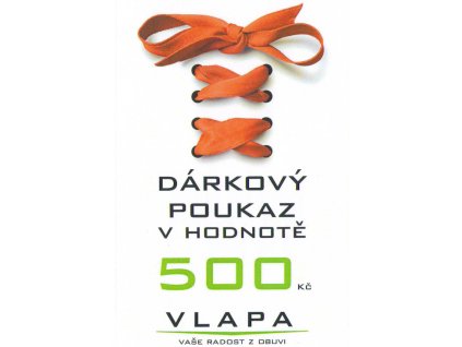 VLAPA dárkový poukaz 500 Kč