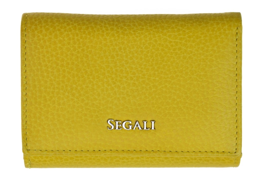 Dámská kožená peněženka Segali 7106 žlutá