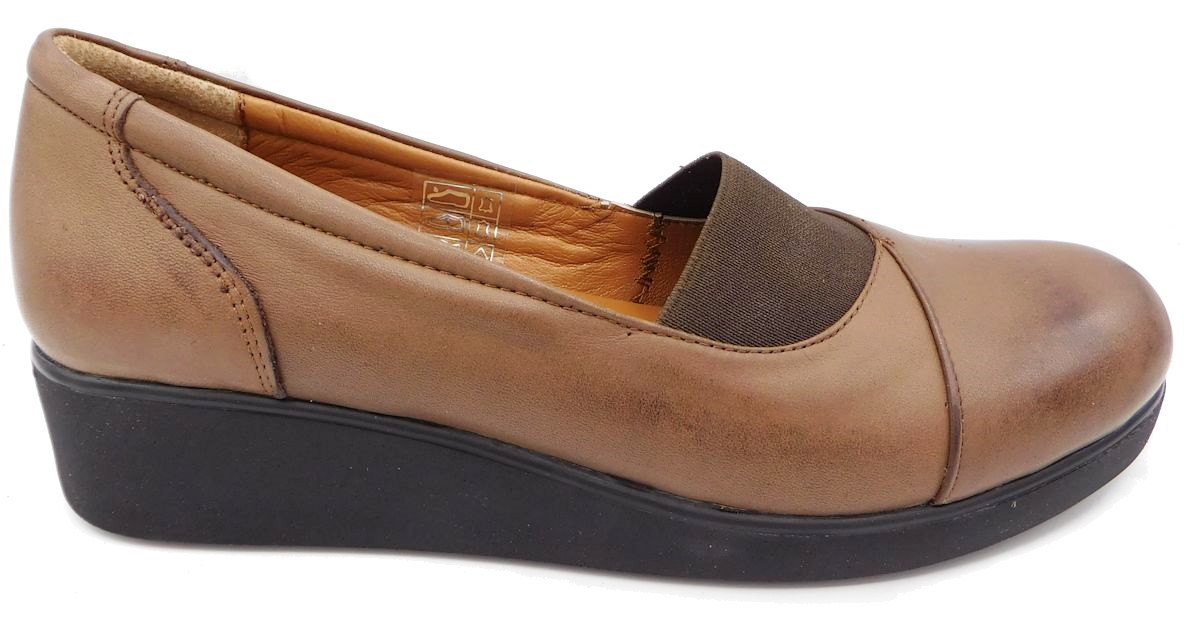 Dámská kožená vycházková obuv Safe step MISSTIC 19207 hnědá Velikost: 40 (EU)
