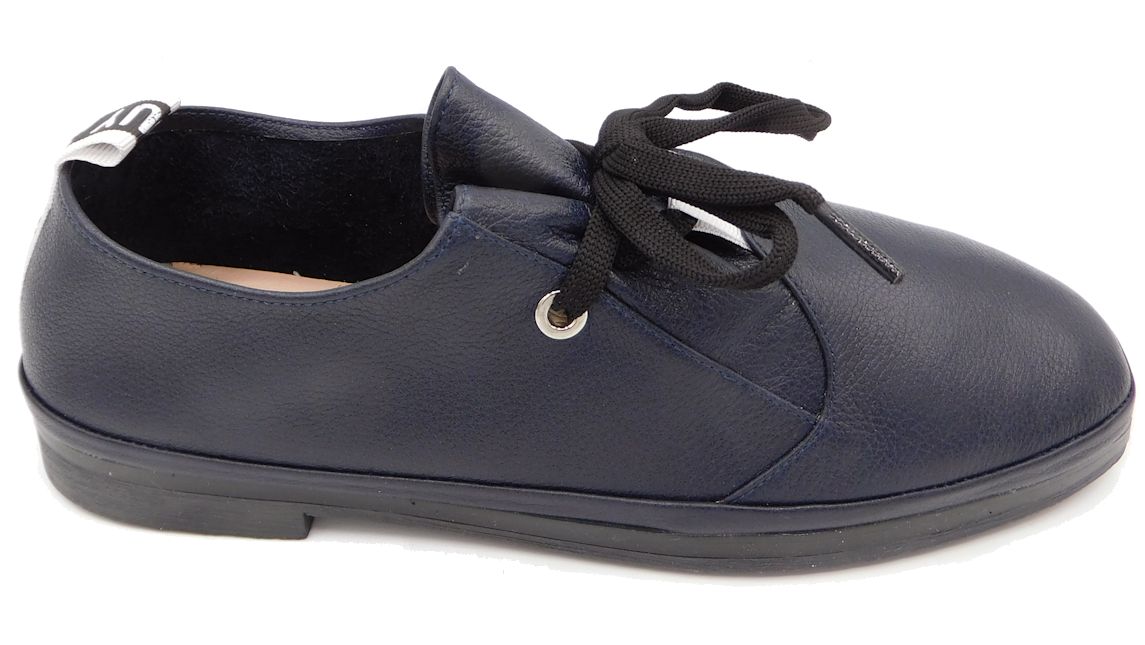 Dámská kožená vycházková obuv MISSTIC 1158 tmavě modrá Velikost: 38 (EU)