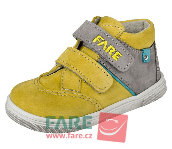 Dětské celoroční kotníkové boty Fare 2121281 žluté Velikost: 20 (EU)