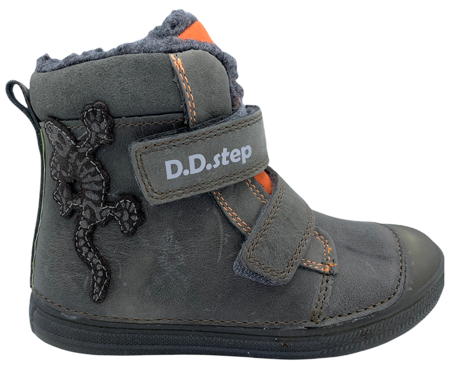 Dětské zimní kotníkové boty D.D.step 049-236A šedé Velikost: 30 (EU)