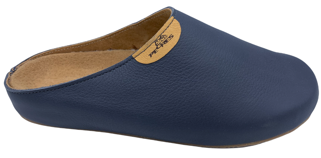 Dámské kožené pantofle Pegres B2104 modré Velikost: 37 (EU)