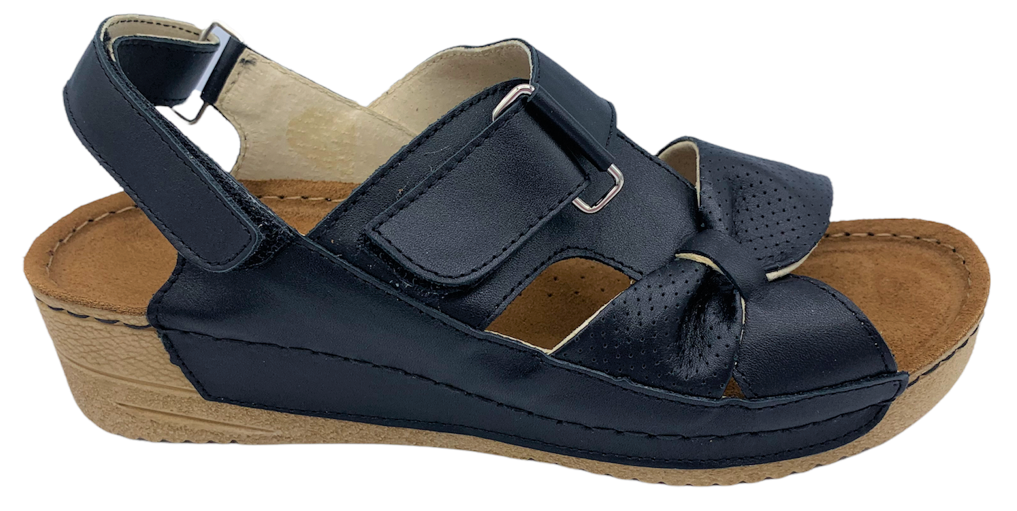 Dámské letní sandály Kira 610 černé Velikost: 40 (EU)