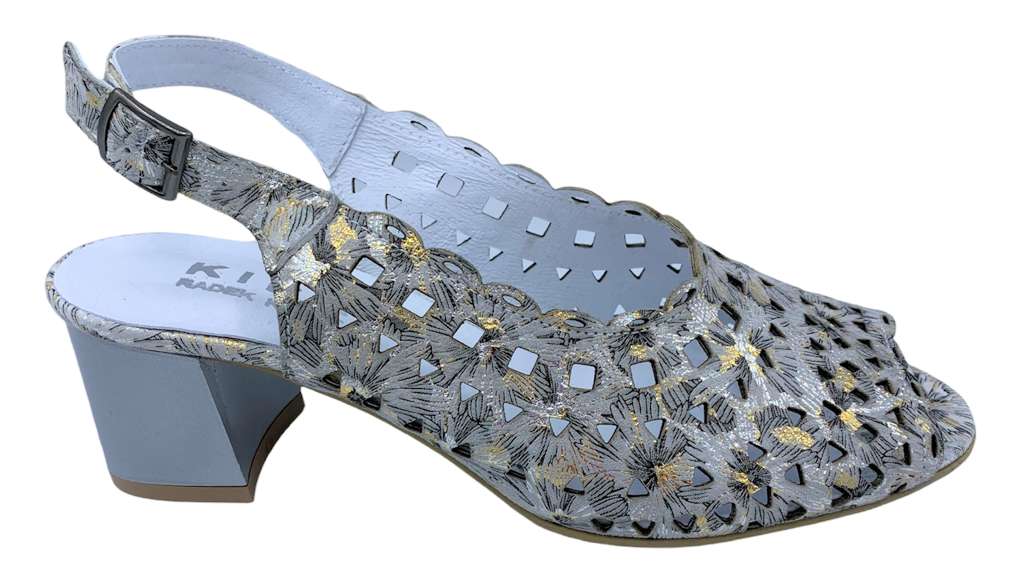 Dámské letní boty na podpatku Kira 3083 lesklé Velikost: 39 (EU)