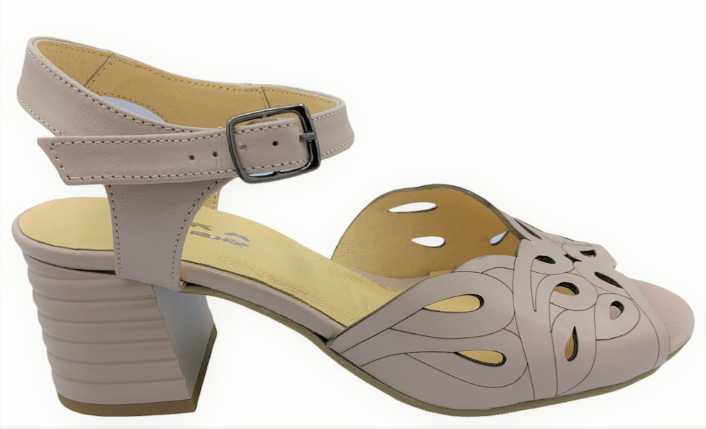 Dámské letní boty na podpatku Kira 3247 béžové Velikost: 41 (EU)