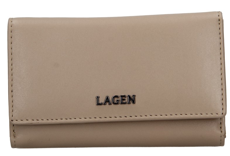 Dámská kožená peněženka Lagen BLC 5304 krémová