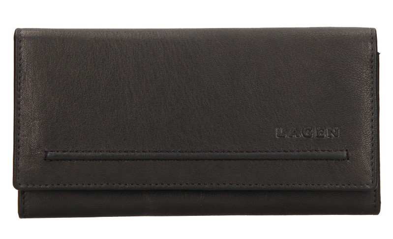 Dámská kožená peněženka Lagen V-25 černá