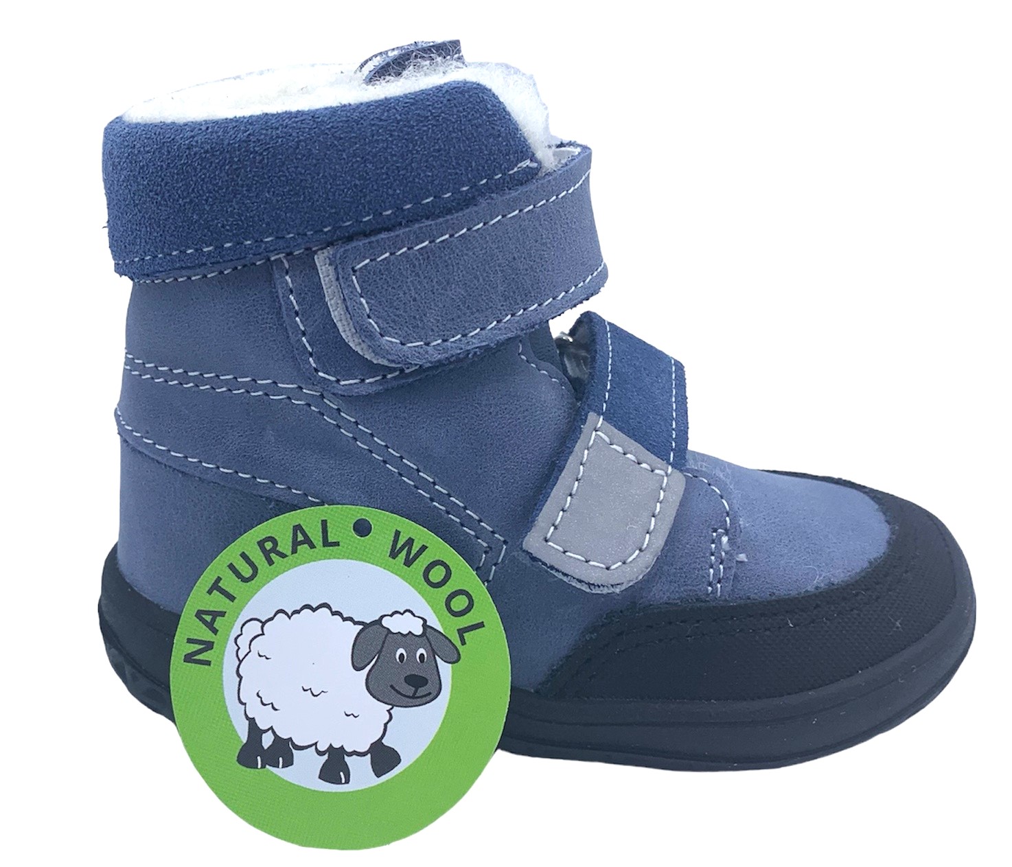 Dětské zimní boty Jonap Barefoot Falco modré Velikost: 23 (EU)