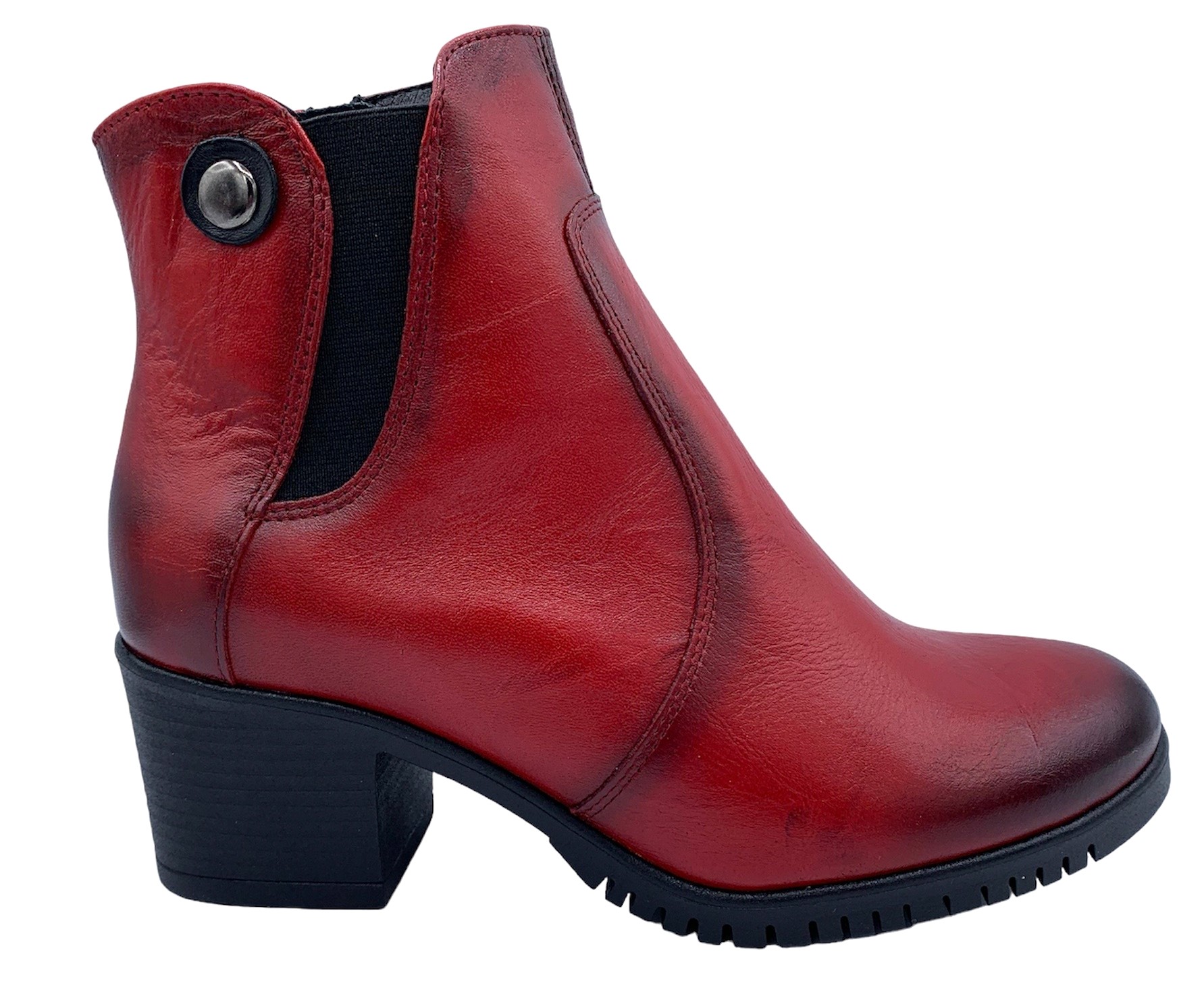 Dámské zimní boty na podpatku Barton 23122 červená Velikost: 39 (EU)
