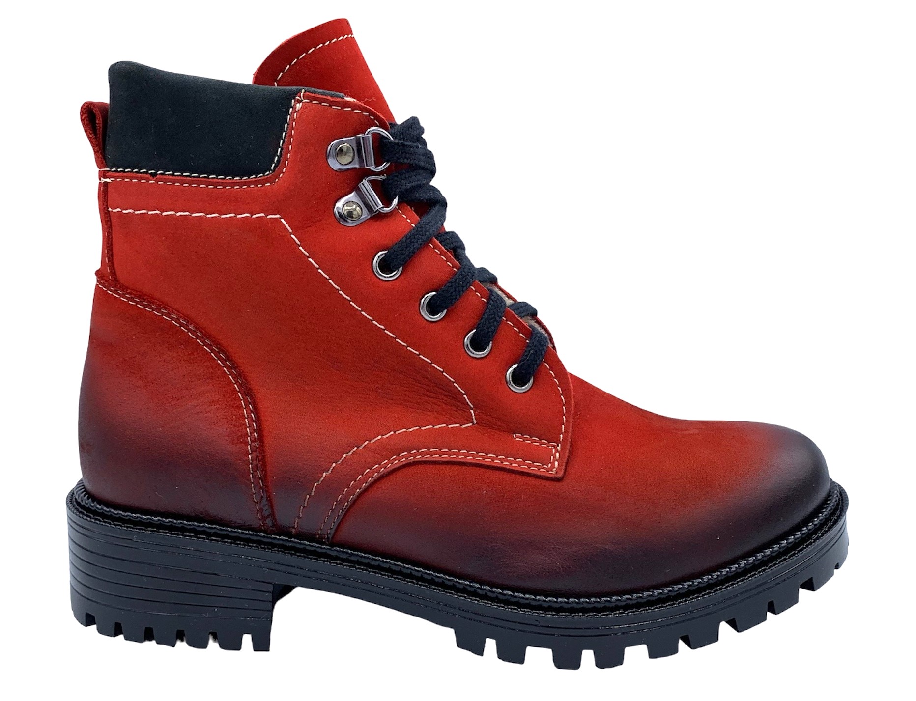 Dámská zimní obuv Hilby D018 červená Velikost: 39 (EU)