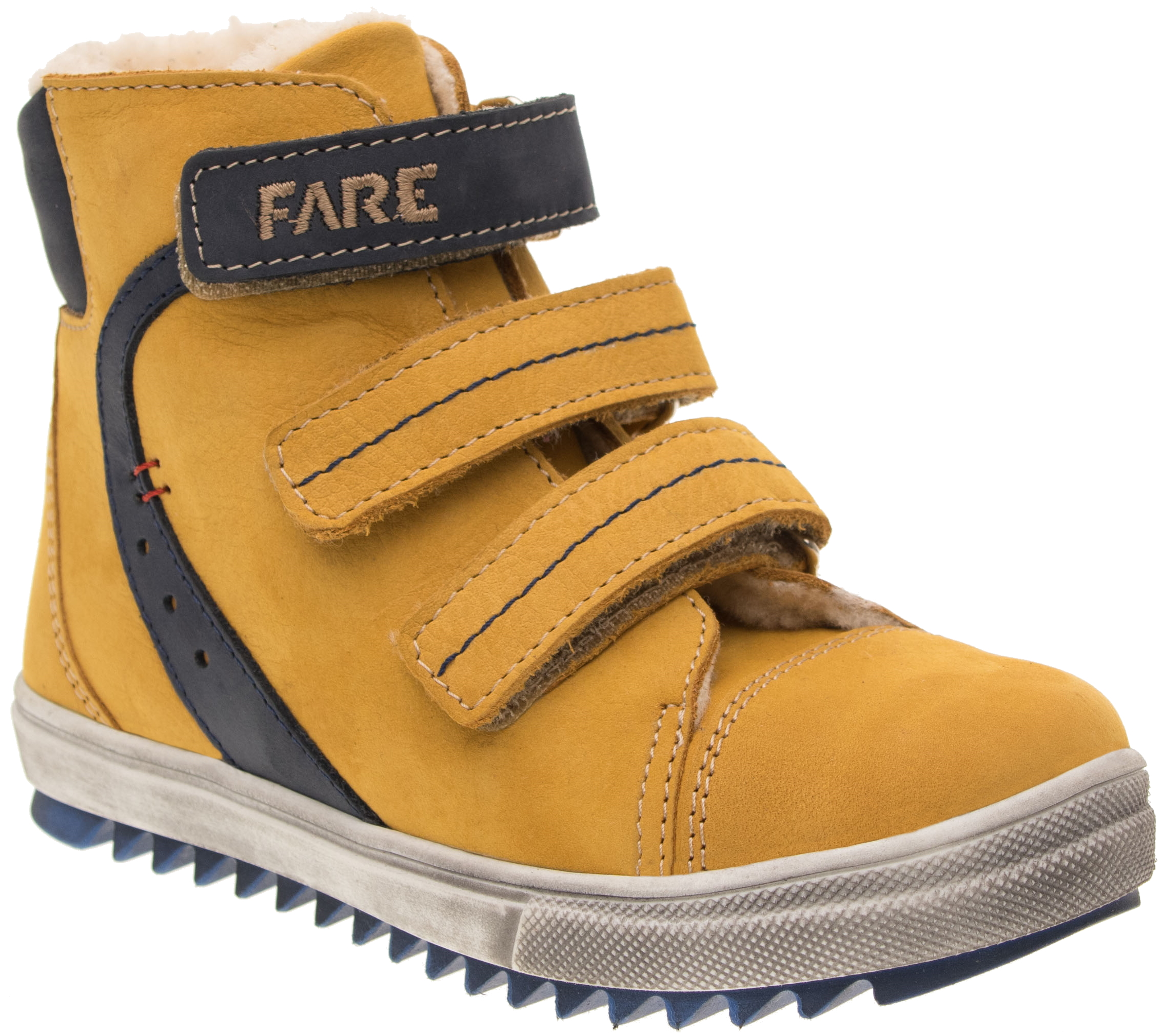 Dětské zimní kotníkové boty Fare 841281 žluté Velikost: 30 (EU)