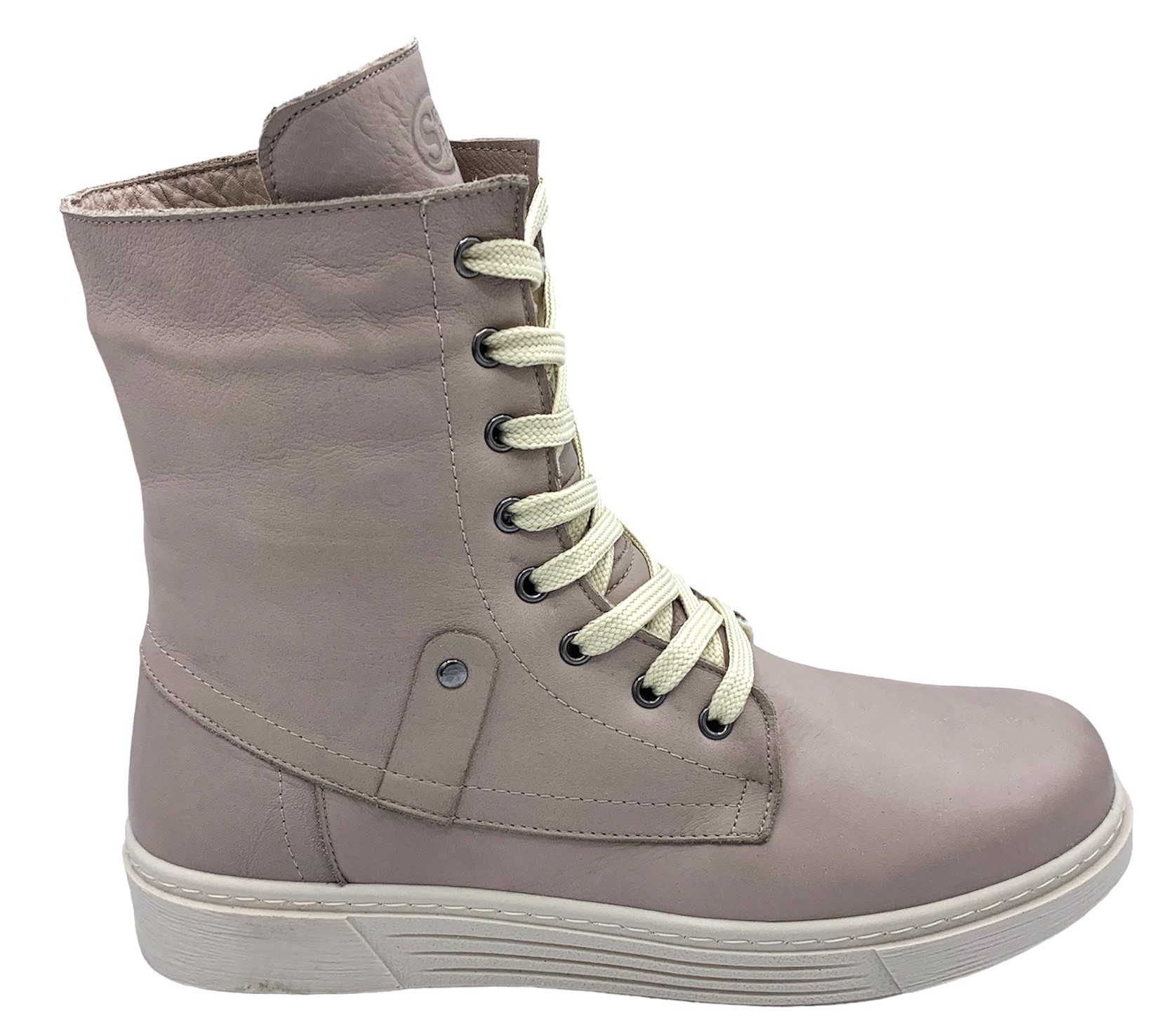 Dámská zimní kožená obuv Safe Step 22806 béžová Velikost: 37 (EU)