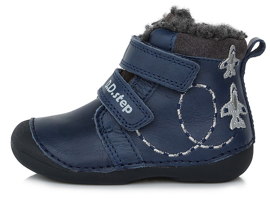 Dětské zimní kotníkové boty D.D.step 015-376A modré Velikost: 20 (EU)