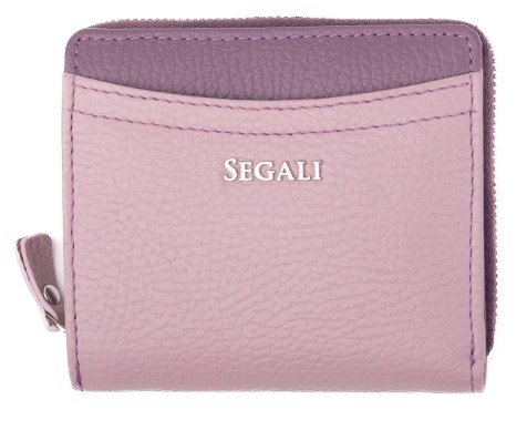 Dámská kožená peněženka Segali 7544 růžová