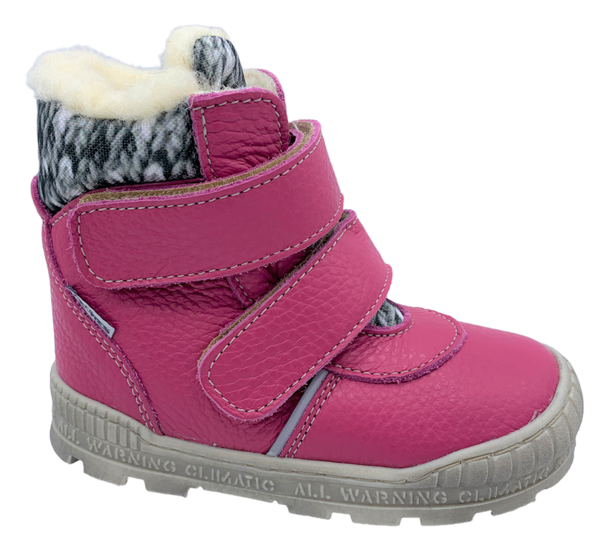 Dětské zimní kotníkové boty Pegres 1702 růžové Velikost: 23 (EU)