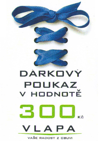 VLAPA dárkový poukaz 300 Kč