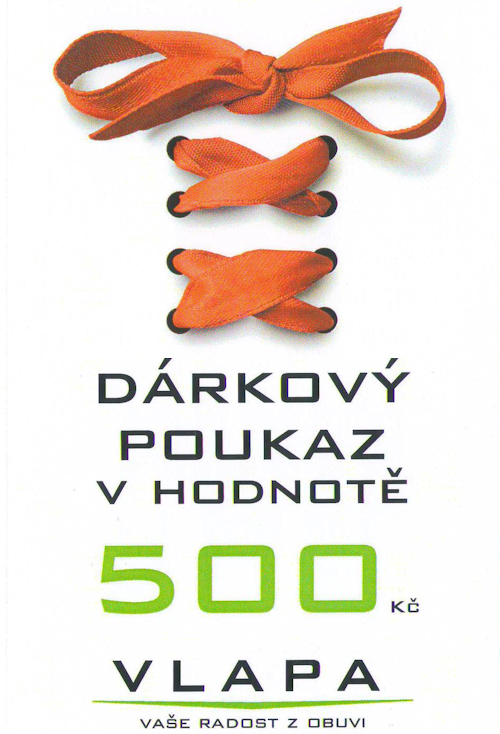 VLAPA dárkový poukaz 500 Kč