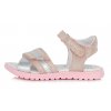 Dívčí  letní sandálky D.D.step G055-383A růžové