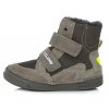 Dětské zimní kotníkové boty D.D.step 040-369 khaki
