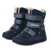 Dětské zimní kotníkové boty D.D.step 068-345 modré