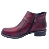 Dámské zimní kotníkové boty Barton 8324 vínové